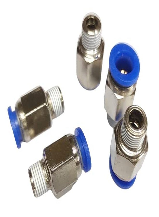 DLIEN Pneumatic Push Type Male Connector Push in Joint Pneumatic Quick Fitting Quick Connector Air Fittings Size: 1/8" X 08 MM OD (Pack of 3) - Image 3